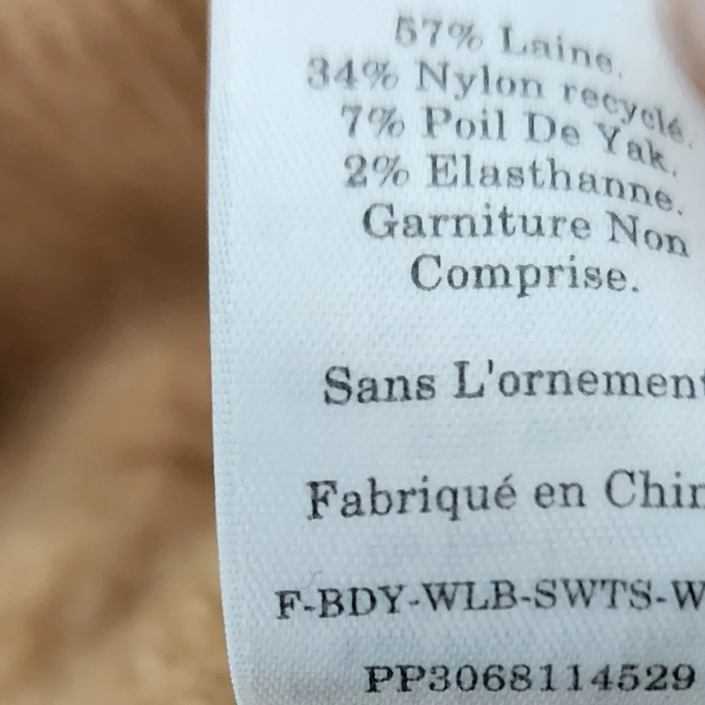 Everlane Cozy Stretch Wide Leg Sweatpants in Camel - Picture 10 of 11